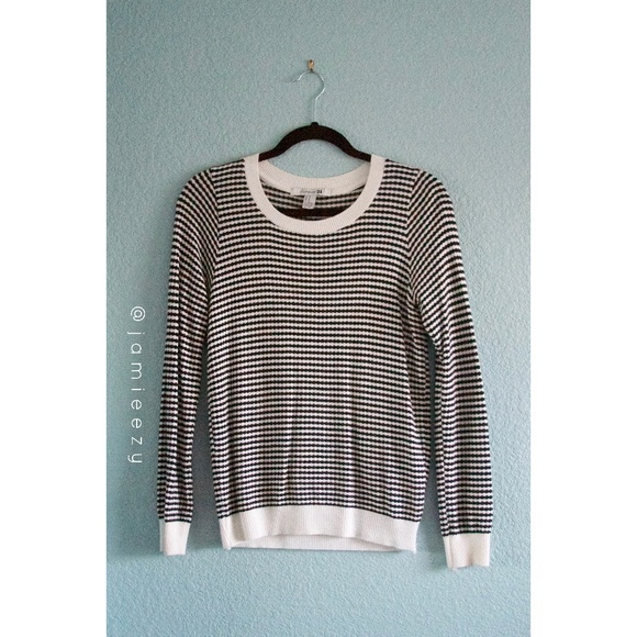 Forever 21 Sweaters - Forever 21 | Striped Knit Crew Neck Sweater